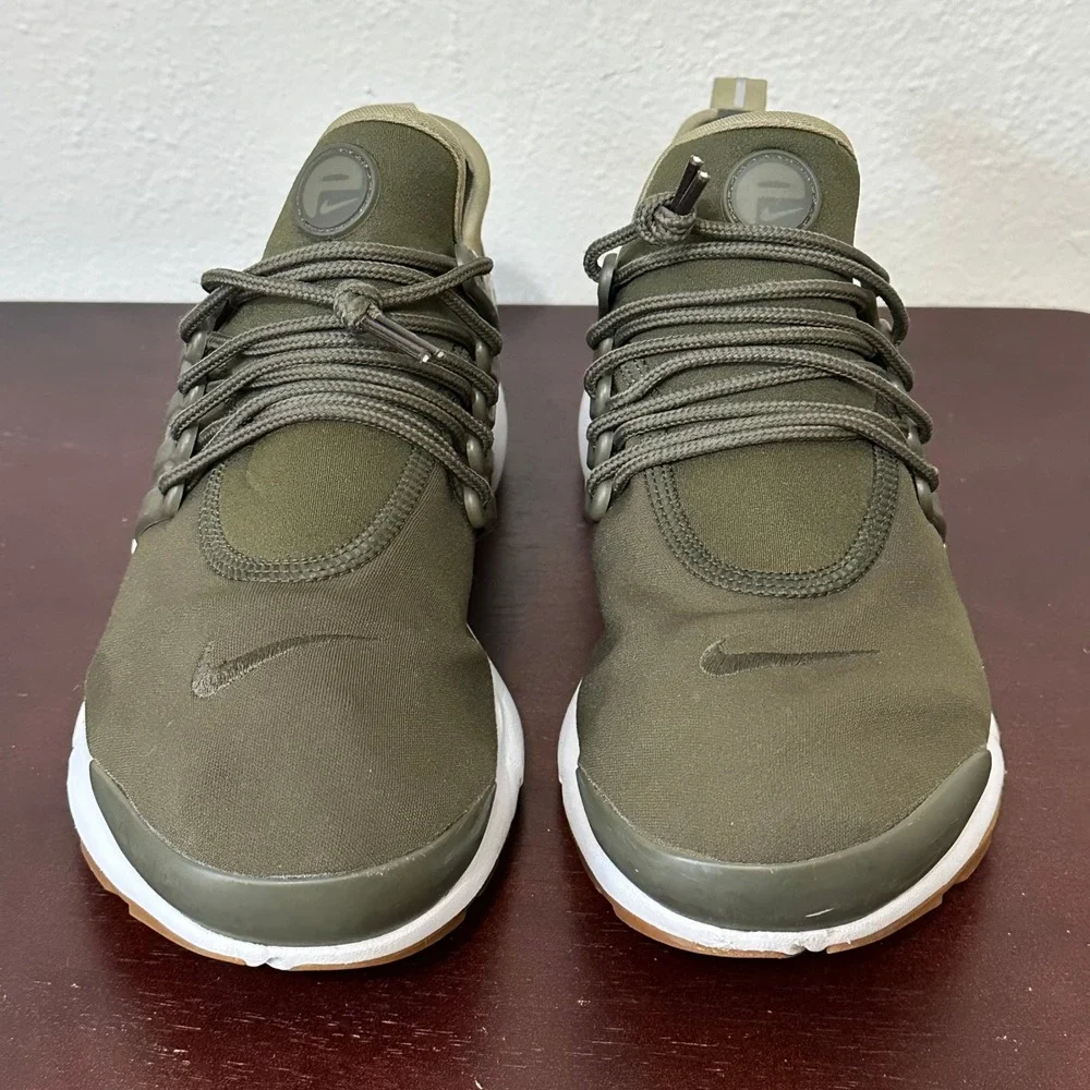 Nike Air Presto Olive Green Running Sneakers Women's Size 9